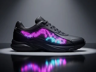 LED display shoes